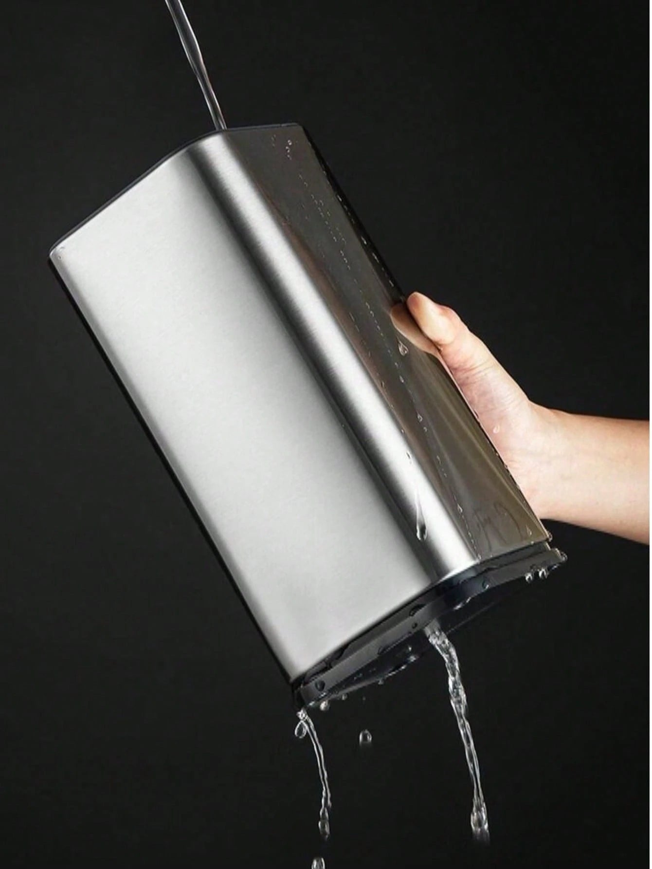 ステンレス製角型 キッチンナイフ収納ブロック ナイフラック キッチンツールホルダー