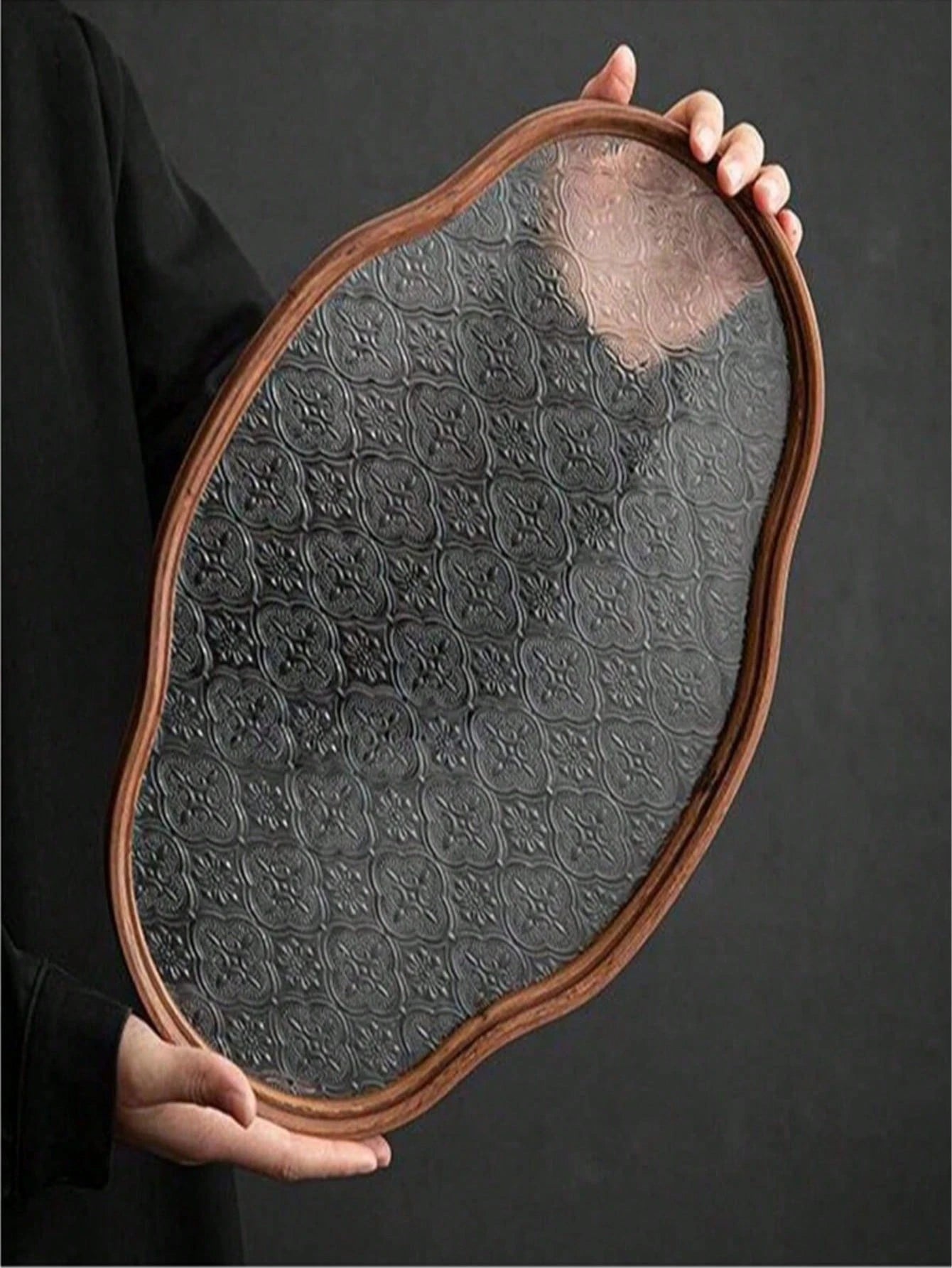 家庭、オフィス、またはお茶室で果物やスナックを収集するのに使用するガラストレー。または自由に用途を変えられる乾燥茶テーブルとしても使えます。