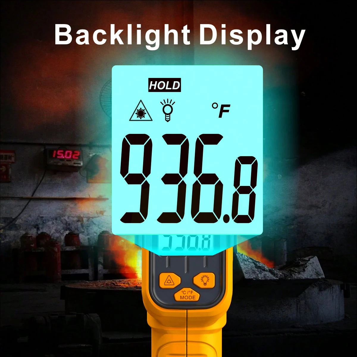 1個 高精度非接触型赤外線温度計、デジタル食品温度計ガン、家庭用温度計 ホーム、キッチン、料理、旅行用